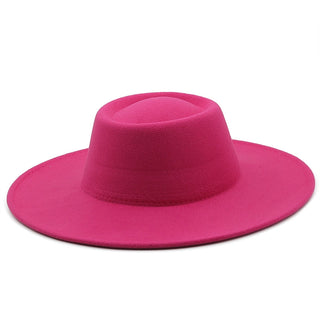 Conclave Top Fedora Hat (Fuschia) - Exquisite Styles Boutique