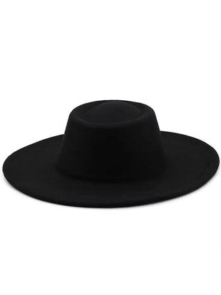 Conclave Top Fedora Hat (Black) - Exquisite Styles Boutique