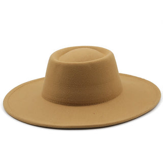 Conclave Top Fedora Hat (Tan) - Exquisite Styles Boutique