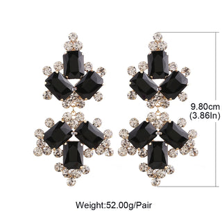 Opulence Drop Statement Earrings - Exquisite Styles Boutique