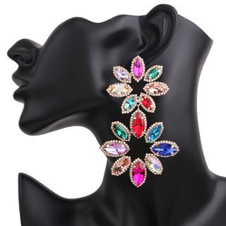 Glass Drop Statement Earrings - Exquisite Styles Boutique