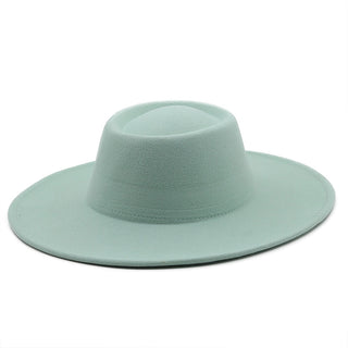 Conclave Top Fedora Hat (Teal) - Exquisite Styles Boutique