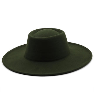 Conclave Top Fedora Hat (Army Green) - Exquisite Styles Boutique