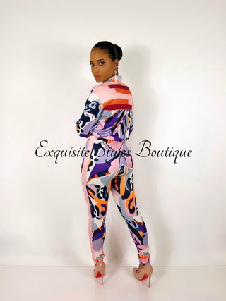 Becca Allover Print Pants Set - Exquisite Styles Boutique