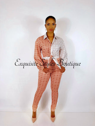Soraya Colorblock Pants Set - Exquisite Styles Boutique