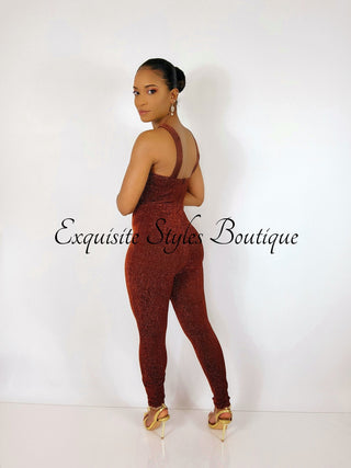 Cassidy Glitter Jumpsuit - Exquisite Styles Boutique