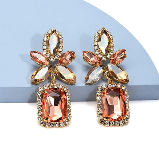 Lana Crystal Drop Earrings - Exquisite Styles Boutique