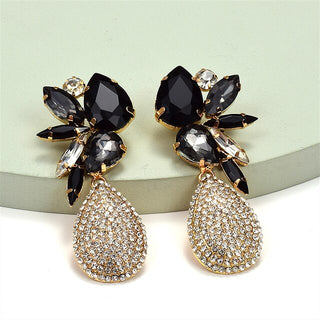 Tessa Crystal Drop Earrings - Exquisite Styles Boutique