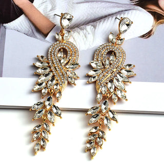 Doris Crystal Statement Earrings - Exquisite Styles Boutique
